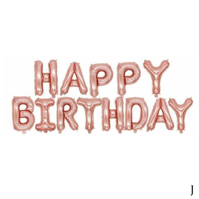 Digital Birthday Balloon 40-inch Floating Aluminum Decoration Wedding Film Balloon Decoration Scene I7I1: Happy Birthday