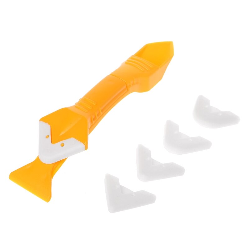 Outils de raclage d'angle de truelle, mastic de calfeutrage, finition de nettoyage, Silicone W0YD