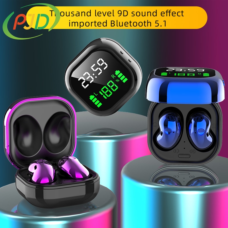 Pjd Echte Draadloze Oortelefoon 8D Stereo 5.1 Bluetooth Oortelefoon Ruisonderdrukking Handset Pk Galaxy Knoppen Voor Samsung Alle Smartphones