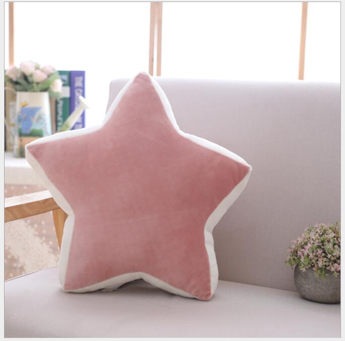 Mignon bonbons couronne nuage étoile lune arc-en-ciel oreiller rembourré doux coussin maison voiture décoration rose oreiller enfants d'anniversaire oreillers: 36x33x9cm star1