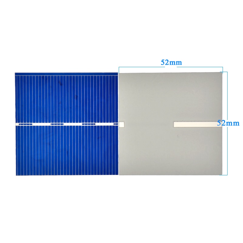 Sunyima 50 stk solpanel painel solar til gør-det-selv-solceller polykrystallinsk fotovoltaisk panel gør-det-selv solcellebatterioplader