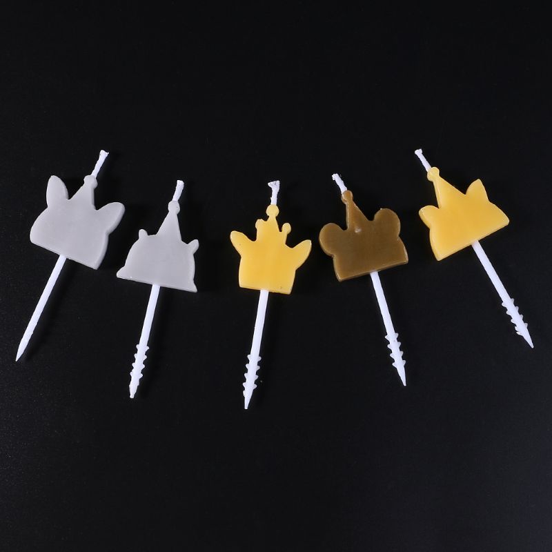 Bougies mignonnes de carnaval en forme de zoo | Ensemble de 5 pièces de bougies d'anniversaire en forme d'animaux