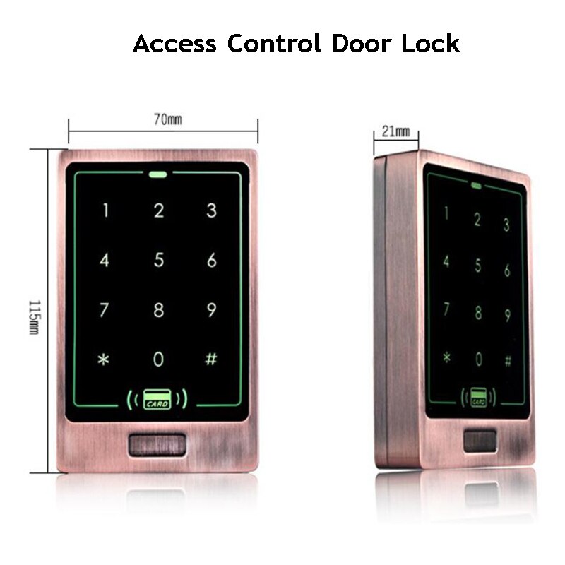 Garage/Office opener RFID Door Lock Doorbell/Keypad 125KHz Card Reader/Code Wiegand 26/34 Metal Electronic Digital Lock