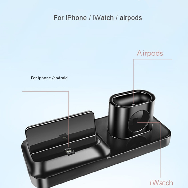 Magnetic Mobile Phone Docking Station For iPhone 11 Apple Watch 3 In 1 Charger Charging Stations Dock Yandex Dex Charge Station