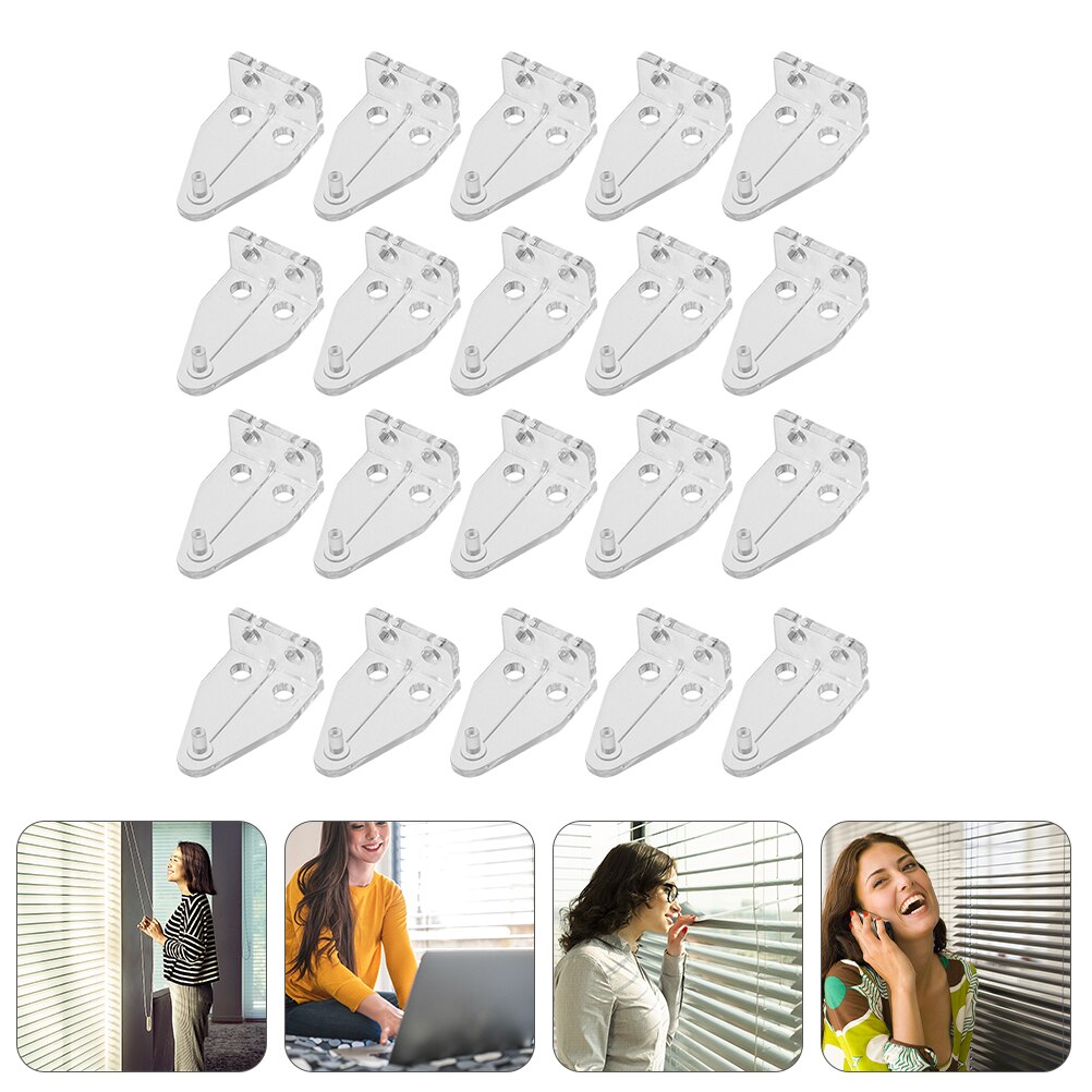Window Shutter Hooks 20 Pcs Venetian Blind Connector Hooks Plastic Shut... – Vicedeal