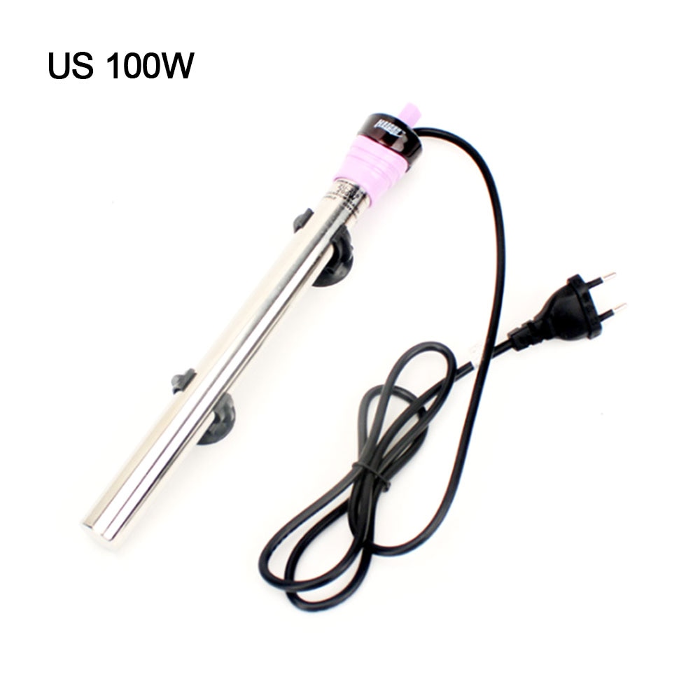 Calentador sumergible para acuario de acero inoxidable, Mini varilla de calentamiento para acuario, termostato para acuario, Accesorios para tanque para peces,