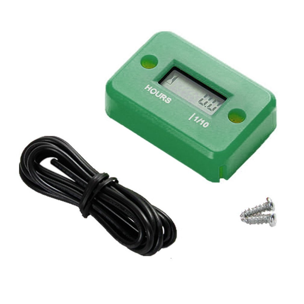 Waterproof Digital Hour Meter for Motorcycle ATV Snowmobile Boat Dirt Gas Engine LCD Digital Hour Meter