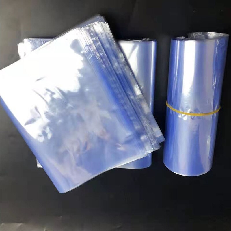 100 Stks/partij Krimpfolie Tassen, 4X6 Inch, pvc Warmte Krimpfolie Voor Handgemaakte Zepen Bad Bommen, Kunst Ambachten En Diy Ambachten Opbergtas