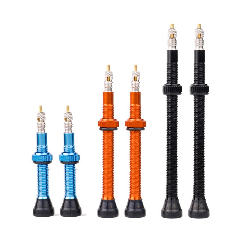 Fahrrad 1 Paar 40/60/80mm Presta Ventil für Rennrad MTB Fahrrad schlauchlos Reifen Durcheinander Ader Legierung Stengel schlauchlos Dicht Kompatibel