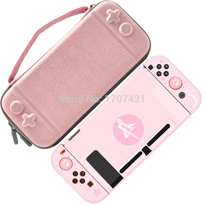 Nintend Switch Bag Joycon Shell Protective Hard PC Case For Nintendo Switch NS NX Cases Hard Colorful Back Cover Shell Housing: Pack A