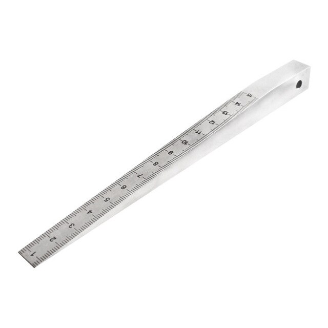 Metric Wood Working Measurement Tools Gap Feeler Stainless Steel Ruler Wedge Scale Manual Welding Insert Handheld Taper Gauge: 3