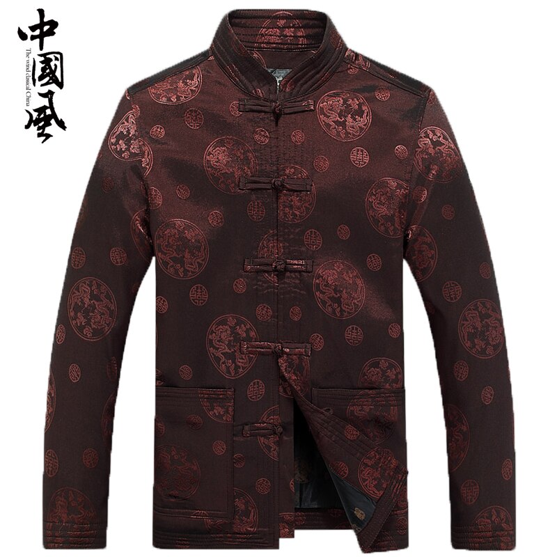 Traditionele Chinese Kung Fu Pak Mannelijke Kleding Jas Voor Mannen Cheongsam Tang Pak Oosterse Dragen Vintage Man Mens Chinese Tops