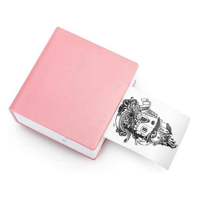 -M02 Pocket Printer- Mini Bluetooth Photo Printer Portable Thermal Printer Compatible with Android IOS