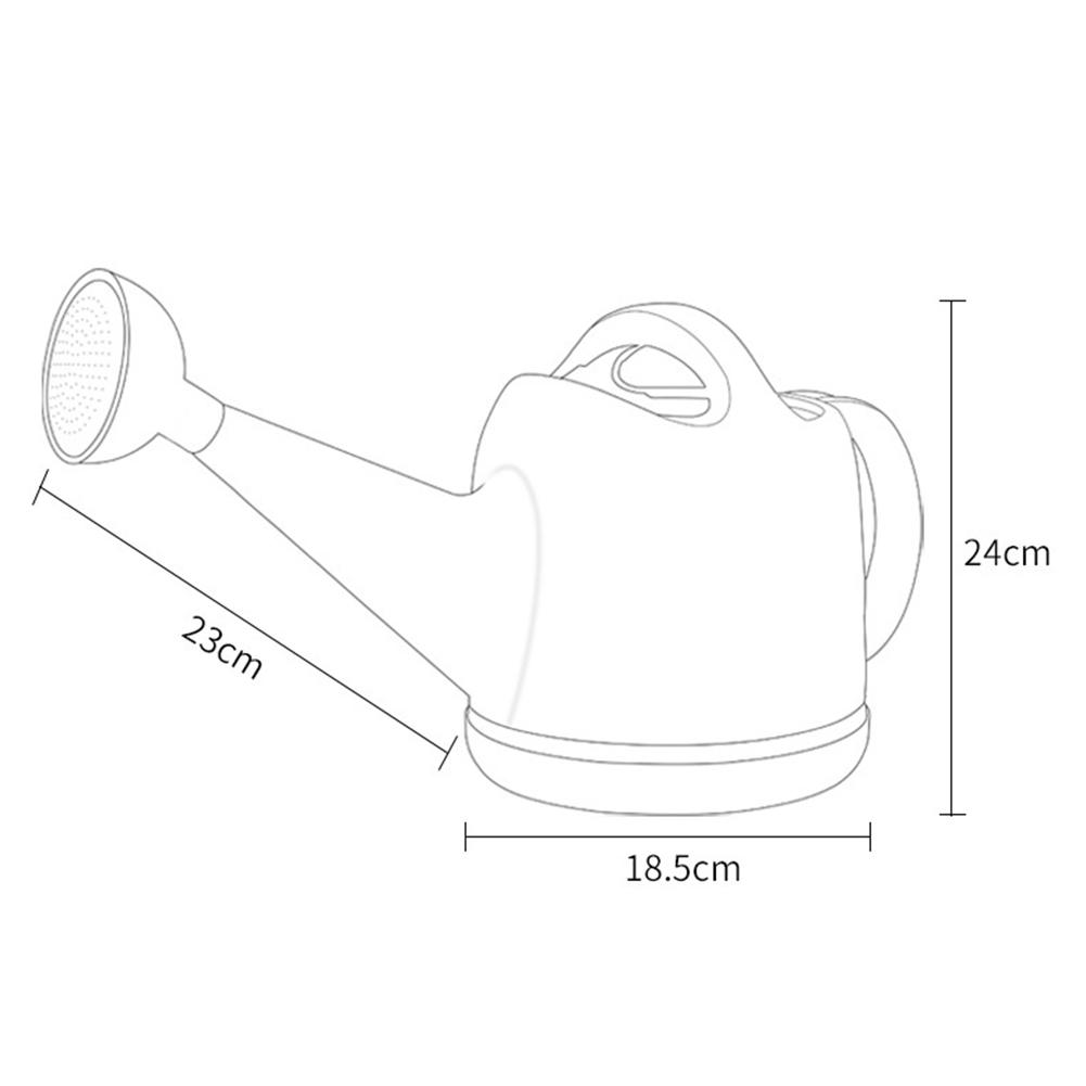 Suministros de jardinería de 4L, PP, maceta rociada para balcón, vegetales, plantas, regadera, macetas de flores, aspersor para riego de jardín