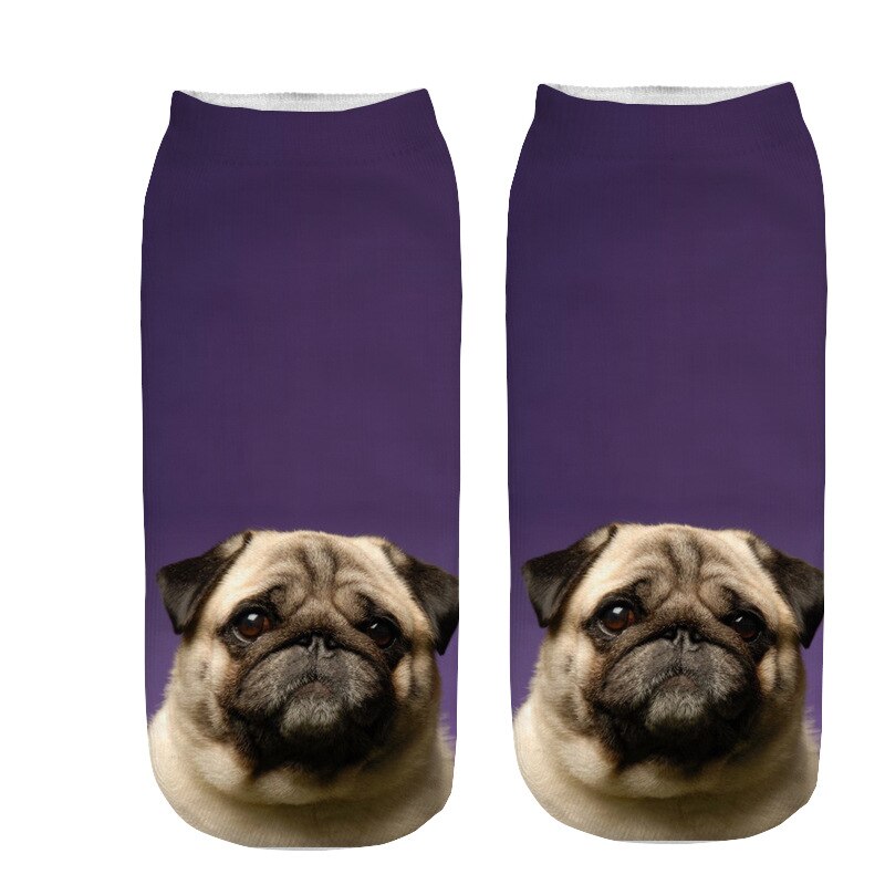 3D Afdrukken Kinderen Sokken Hond Mode Unisex Jongens Meisjes Christmas Sokken Lage Ankle Grappige Sok Voor 8-16T Kids
