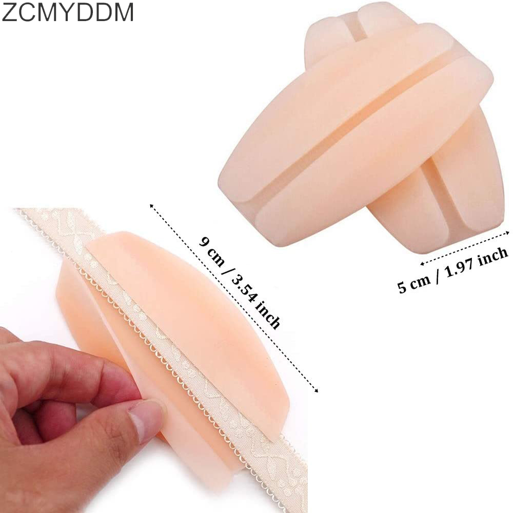 Zcmyddm 2 Stuks Silicone Bra Strap Kussens Anti Slip Schoudervullingen Voor Schouder Enhancer Kleding Diy Naaien Accessoires