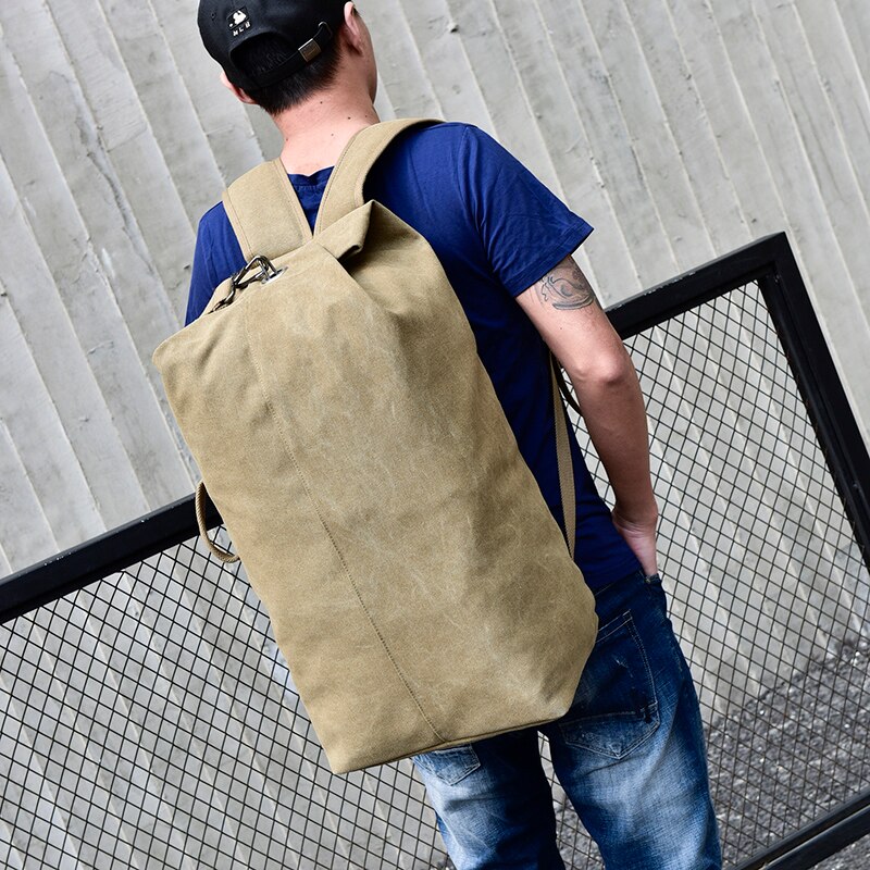 Rucksack mit großem fassungsvermögen, herren-reiserucksack, bergsteigerrucksack, gepäck für männer, canvas-beuteltasche, schultertasche für jungen, herrenrucksäcke