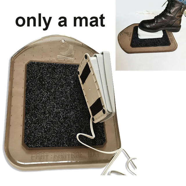 Foot Control Pedal Sewing Machine Part033770217 JANOME 644D 734D VIKING HUSKYSTAR Connector LEAD CORD H003825-220Speed Adjustor: foot control mat