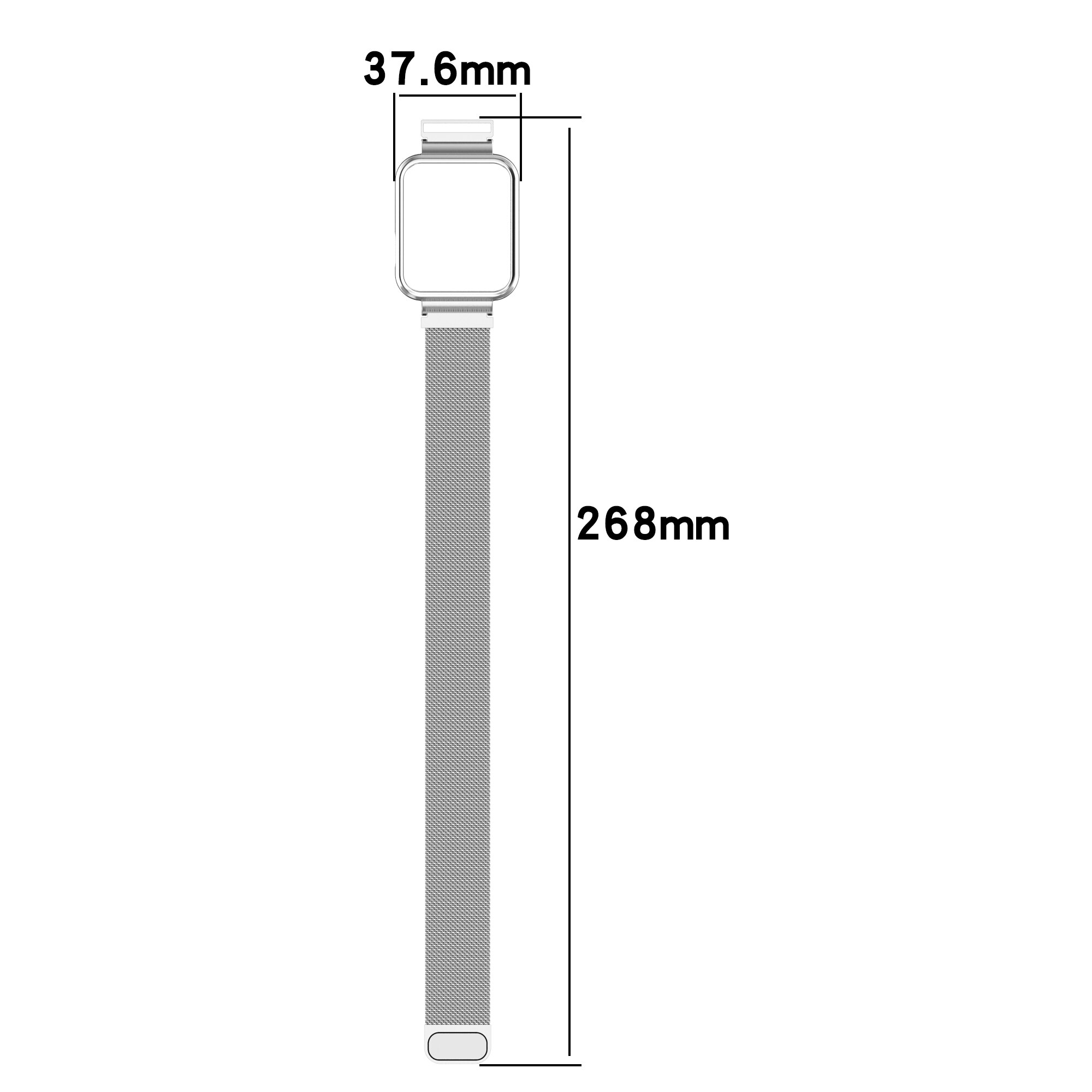 Mi lanese magnetyczny korea Mi zegarek Lite 2 metalowa pętla magnetyczna korea dla czerwonego mi zegarek 2 bransoletka nadgarstek + skrzynki pokrywa