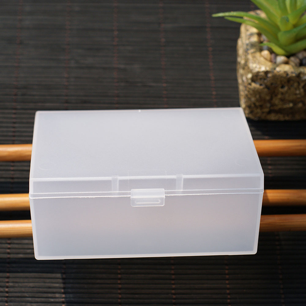 Mini Plastic Box Rectangular Box Translucent Box Packing Box Storage Box Dustproof Durable Strong Jewelry Storage Case Container