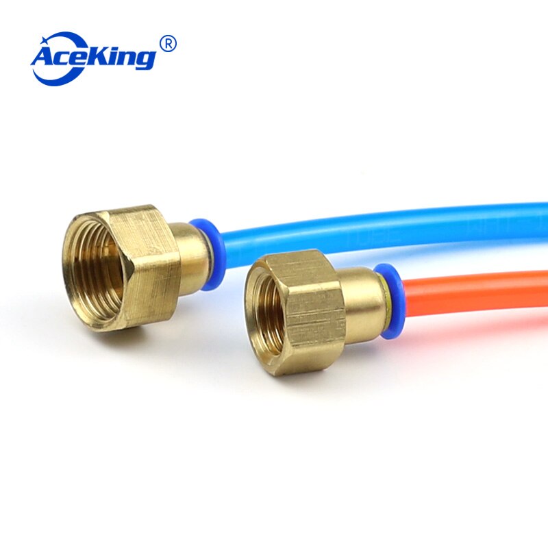 PCF Pneumatic components quick straight pipe quick insert connector copper internal thread pcf4/6/8/10/12-M5/01/02/03/04 PCF6-01