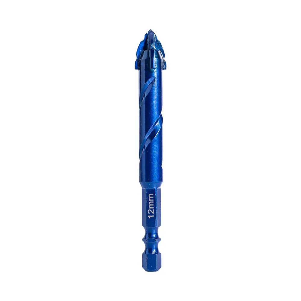 Four-Flute Sawtooth Eccentric Drill Bit