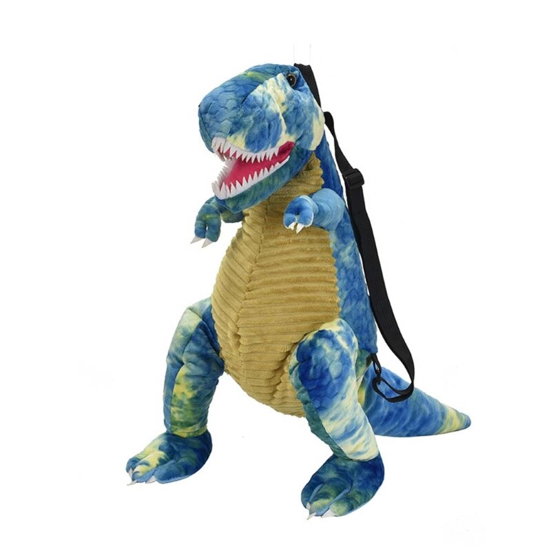 Creatieve 3D Krokodil Kinderen Rugzakken Animal Cartoon Kids Reizen Schooltas Voor Jongens Meisjes Verjaardagscadeaus: Blauw