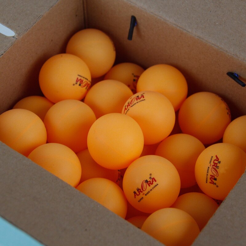 Celuloide, pelota de tenis de mesa, entrenamiento de juegos y entretenimiento, 100/caja de alta dureza buena elasticidad pelota de ping-pong