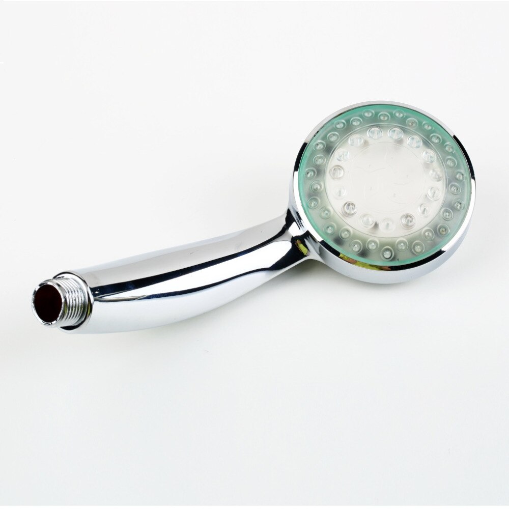 1pc 7 Kleur Handdouche Overhandigen Led Douchekop met Romantische Automatische LED Verlichting voor Badkamer