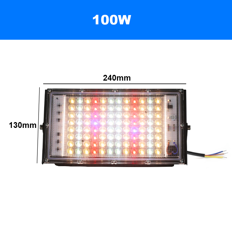 Phytolamp Für Pflanzen LED 220V Flutlichter Vollspektrum Hydrokultur-Anbausystem LED-Wachstumslampen 50/96/144 LEDS Pflanzenbeleuchtung: Rot