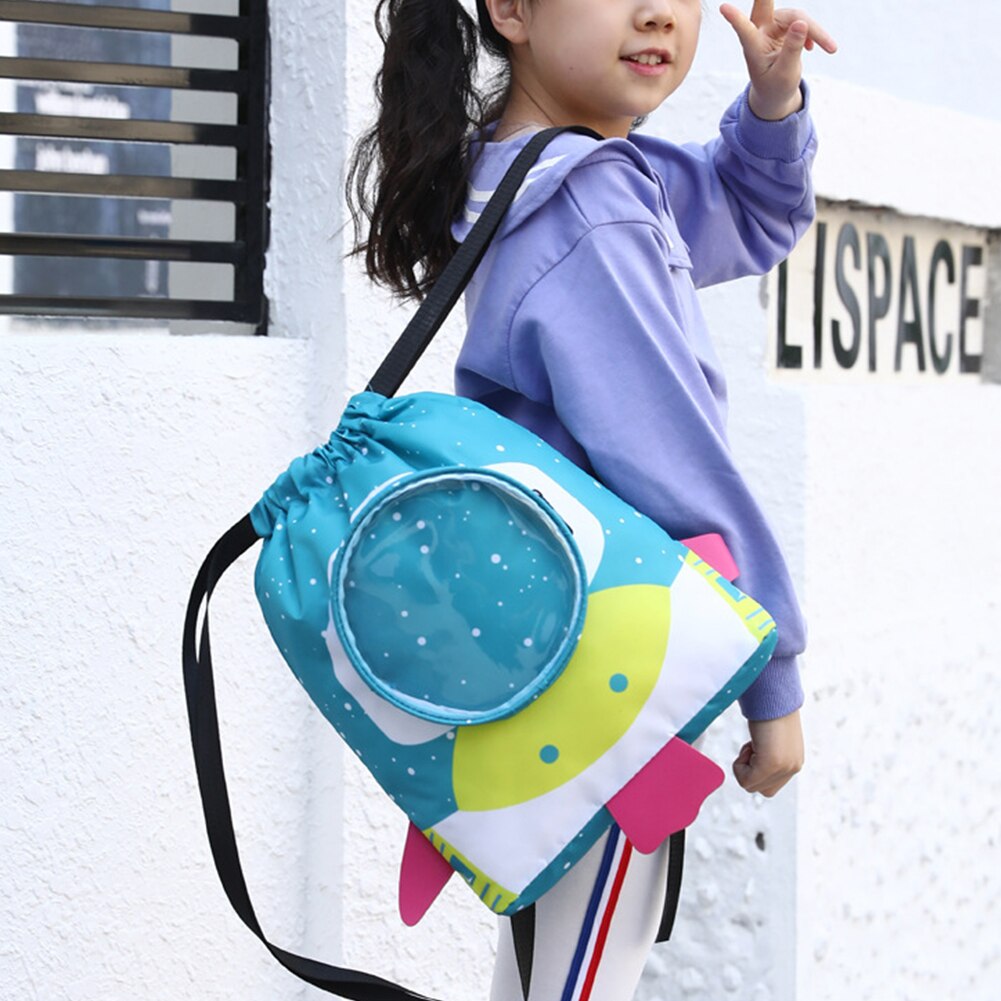 Mochila de natación impermeable para niños y niñas, bolsa de almacenamiento de playa y piscina al aire libre, deportiva, ajustable, en seco y húmedo