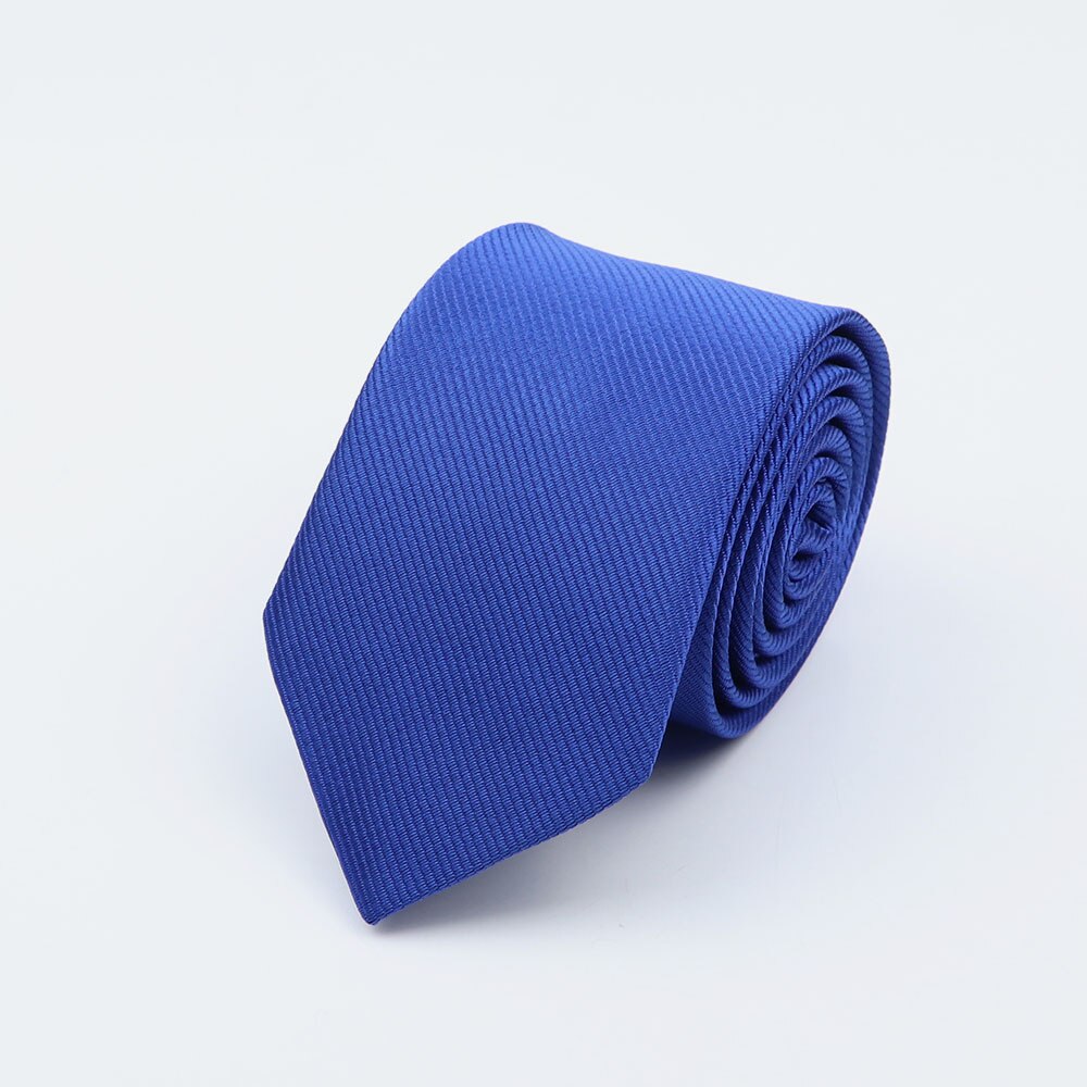 Men Solid Classic Ties Formal Striped Business 6cm Slim Necktie for Wedding Tie Skinny Groom Cravat: 17