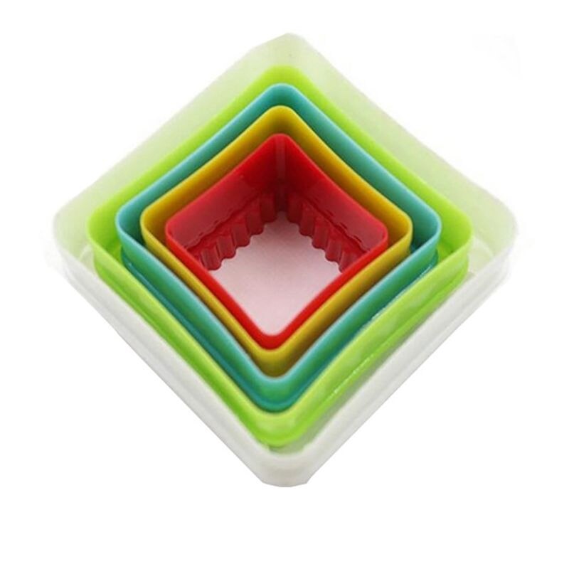 5/6PC Cookie Cutter Cake Mold Biscuit Fondant DIY Mold Star Heart Round Flower Shape Kitchen Baking Tools Cake Decor Cookie Mold