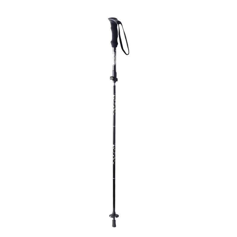 Trekking Poles Folding Hiking Stick Collapsible Hiking Poles Trekking Stick Walking Poles Walking Sticks Easy Put Into Bag: 110CM Black