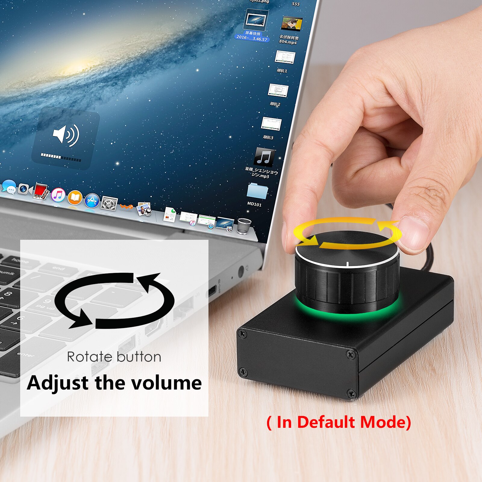 Mini Usb Volume Controller Voor Computer Speaker Een Sleutel Mute Lossless Audio Control Knop