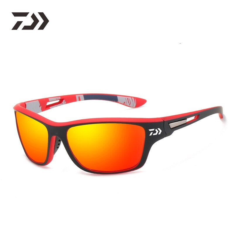 Gamakatsu Angeln Polarisierte Sonnenbrille Angeln Polarisierte Sonnenbrille Sonnenbrille Männer draussen Sport Brille Uv Schutz: rot2