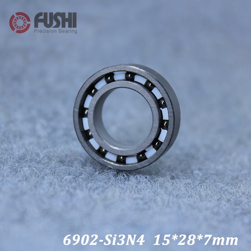 6902 Full Ceramic Bearing ( 1 PC ) 15*28*7 mm Si3N4 Material 6902CE All Silicon Nitride Ceramic 6902 Ball Bearings