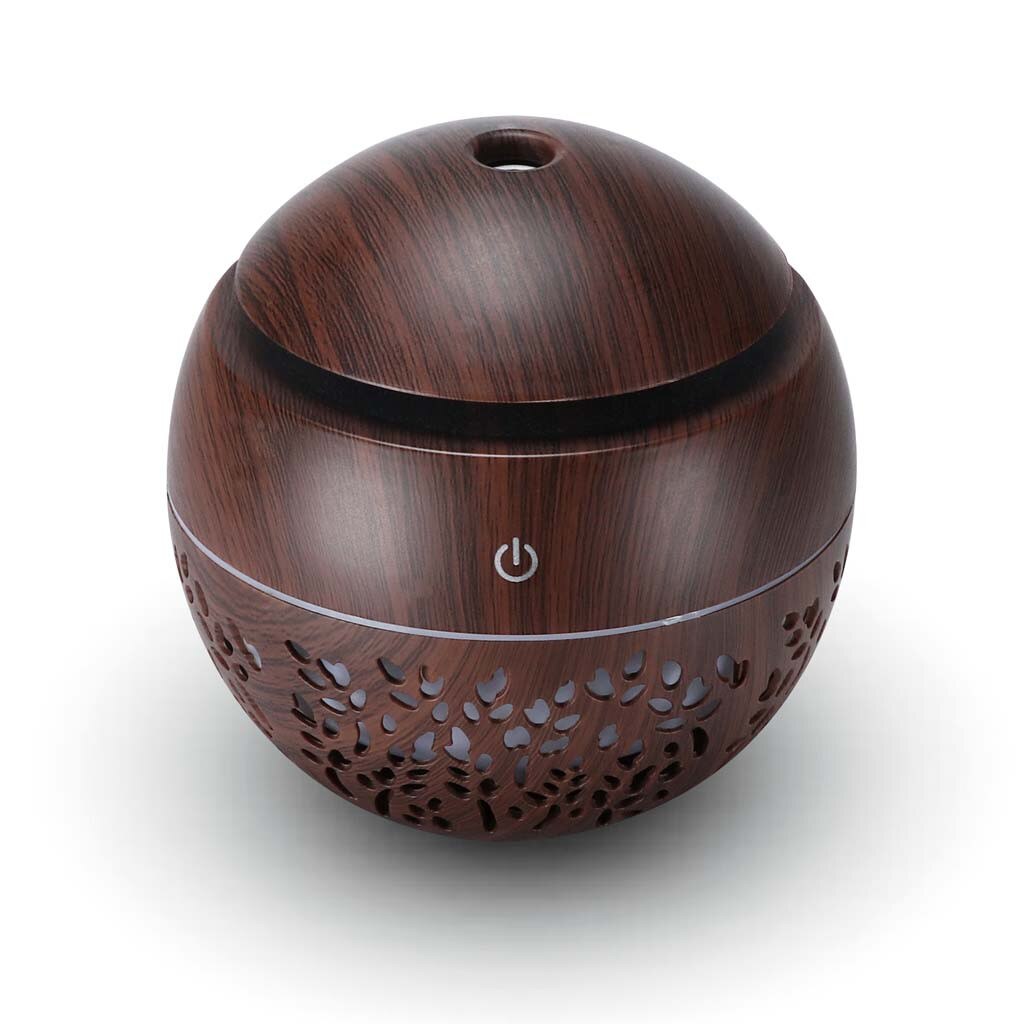 2020Air Freshener Mini Humidifier for Home Office Aroma Essential Oil Diffuser Air Purifier Wooden USB Ultrasonic Mist Maker
