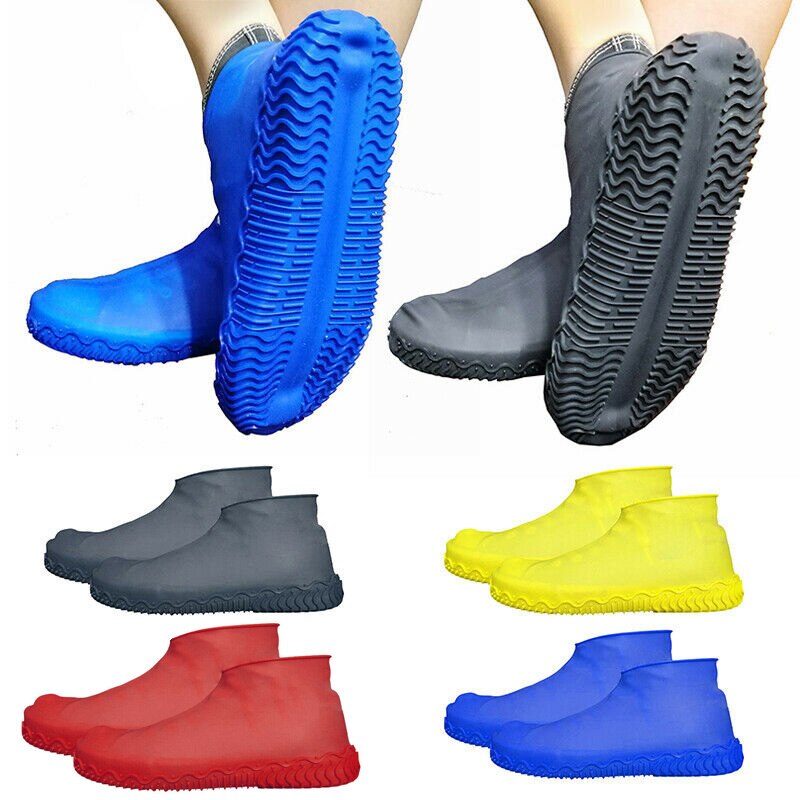 Couvre-chaussures réutilisables en Silicone | 1 paire, protection de chaussures unisexe, bottes de pluie pour l'intérieur et l'extérieur