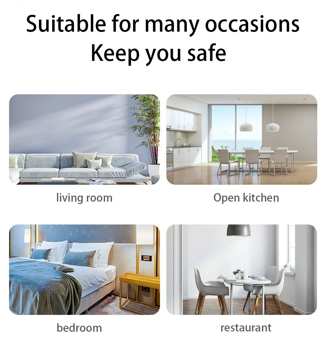 Original xiaomi mijia brand røgalarm støtte fjernbetjening honeywell brand røgalarm detektor