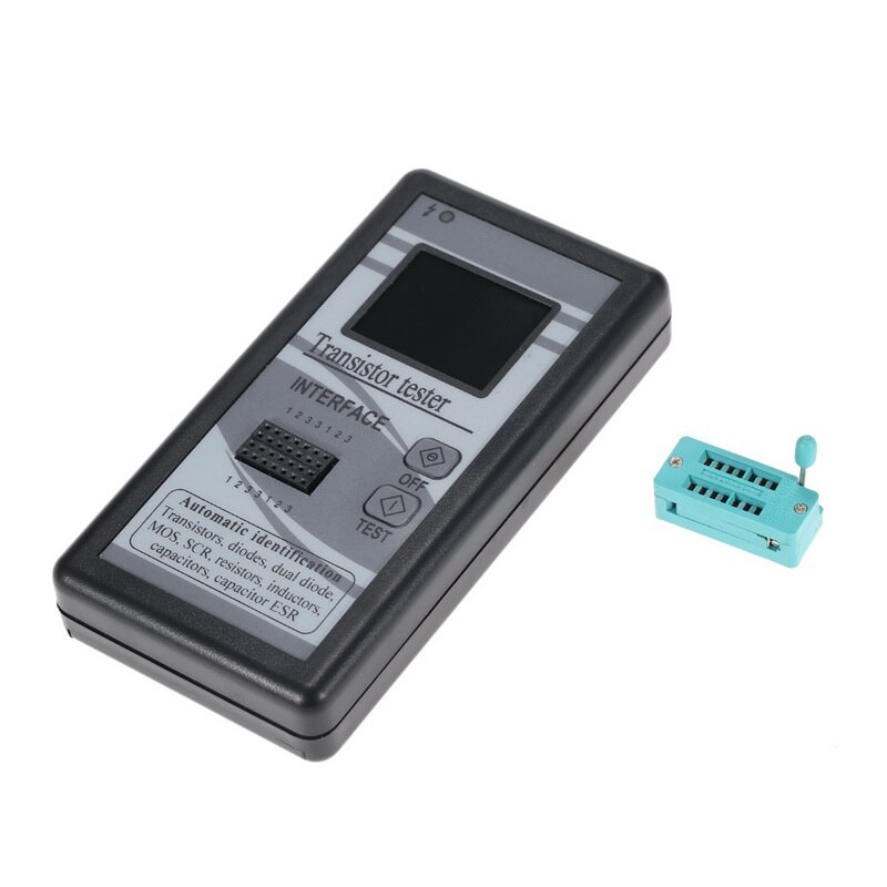 Multi-purpose Transistor Tester 128*160 Diode Thyristor Capacitance Resistor Inductance MOSFET ESR LCR Meter TFT Color Display