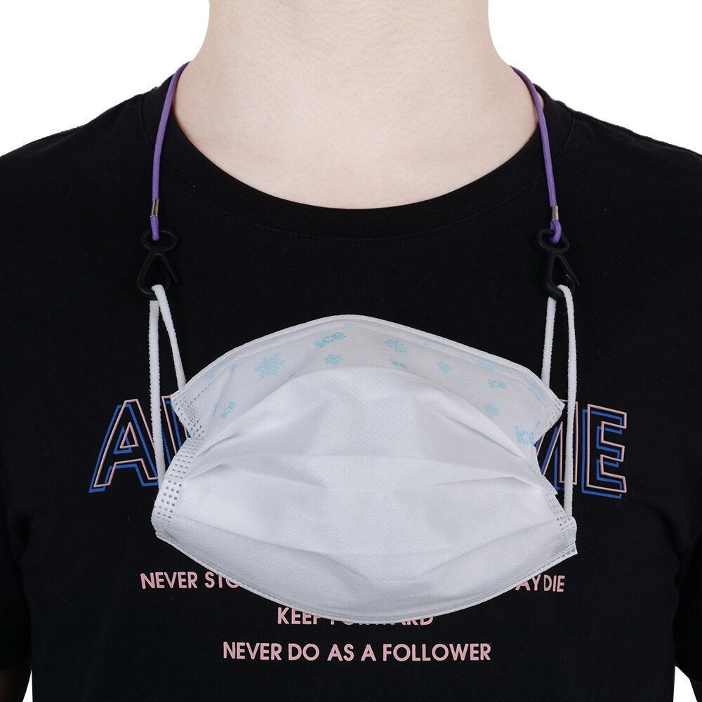 5 Stuks Verstelbare Lengte Maskers Lanyard Maskers Chain Holder Anti-Verloren Bandjes Oor Overdrukventiel Extender