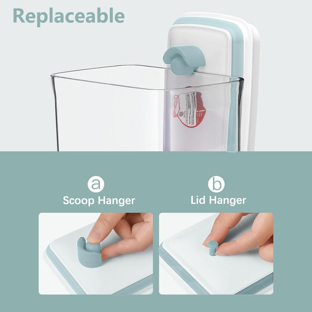 Bærbar baby melkepulver container låve matte oppbevaringsboks ingen bpa spedbarn fôringe matte oppbevaringsboks med skje til nyfødt