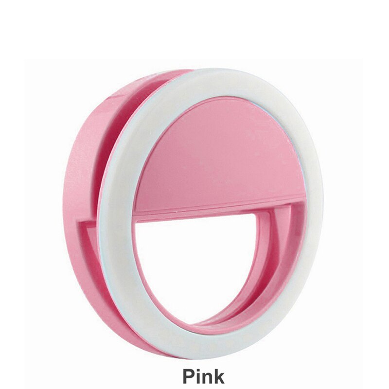 Anneau lumineux pour Autodyne avec 36 lumières Led lumière de maquillage pour téléphone avec trois niveaux de luminosité réglables égayer les Photos: Pink
