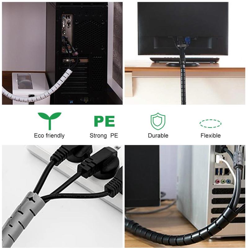 Household Wire Organizer Split Wire Harness Conduit Wire Protector Data Cable Storage Organizer Network Cable Protective Cover