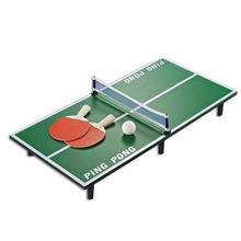thumbnail image 2 of Soozier 6ft Foldable Mini Ping Pong Table Set - Includes Net, 2 Paddles, 3 Balls, Aluminum Frame (Indoor/Outdoor) 2 of 13