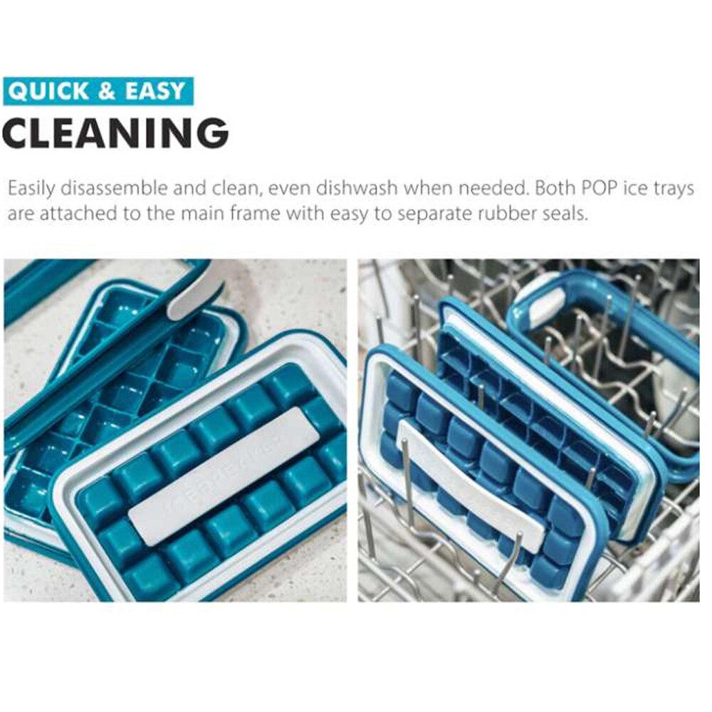 Outdoor Portable Picnic Camping Ice Cubes Leakproof Icecube Easy Cleaning Spacesaving Ice Box Pocket, Multi Tools