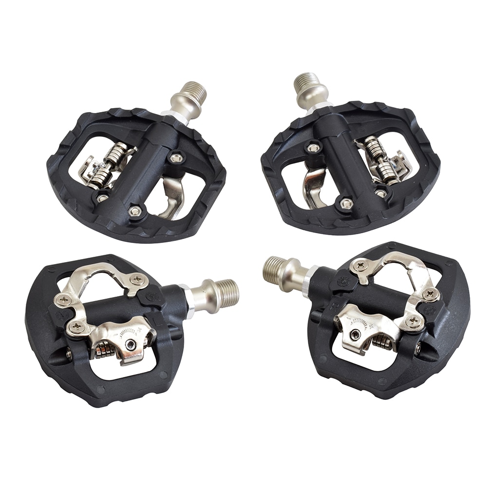 Aluminium MTB Bicycle Pedal Alloy 9/16" Sealed Bearing Platform Self-Locking SPD Mountain Bike Pedal For SHIMANO LOOK KEO