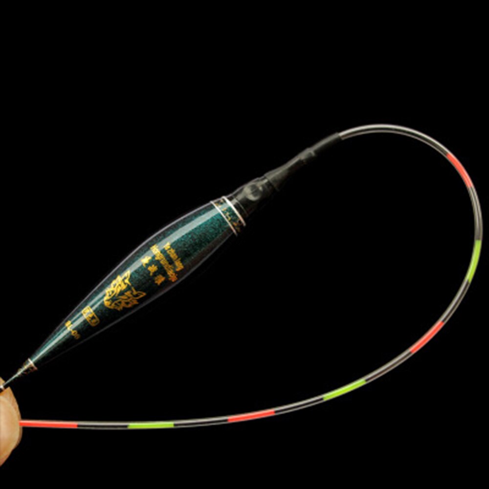 Fishing Float With Button Battery Night Luminous Light Stick Long Tail Electronic Buoy Strike LED Indicator Slip Drift Tube