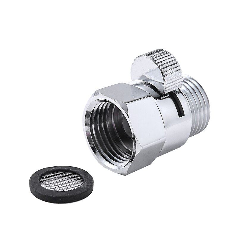 G1/2 "Full Messing Douchekop Kleppen Flow Control Afsluiter Connector Koppeling Voor Badkamer Accessoires